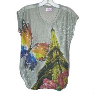 Nines Eiffel Tower Shirt